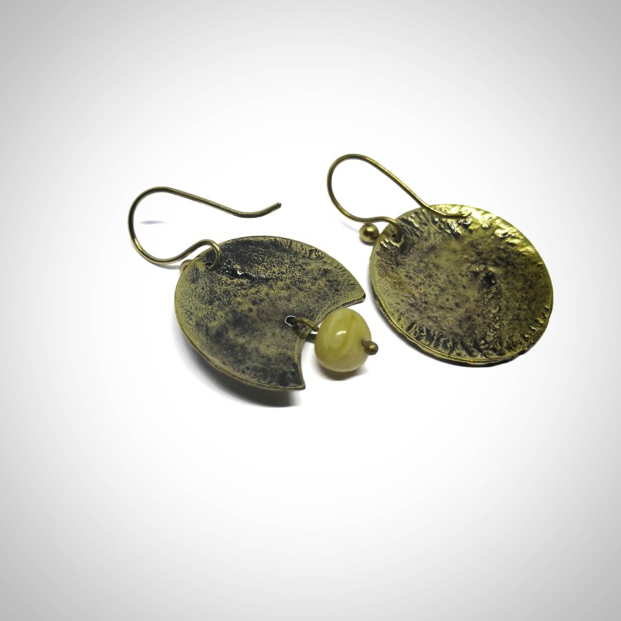 Žalvariniai auskarai ,,Neringa''