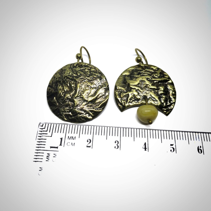 Žalvariniai auskarai ,,Neringa''