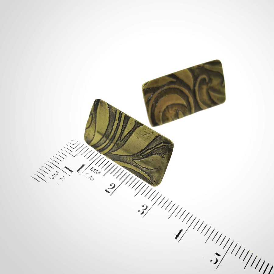 Žalvariniai auskarai ,,Rusnė ''