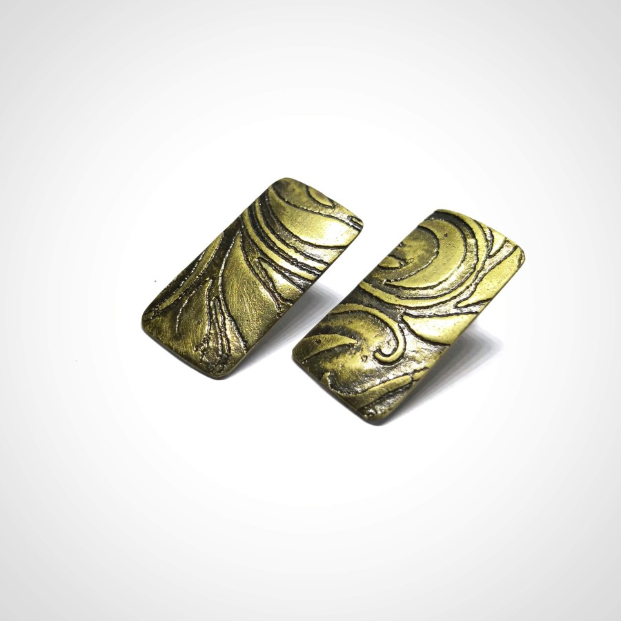 Žalvariniai auskarai ,,Rusnė ''