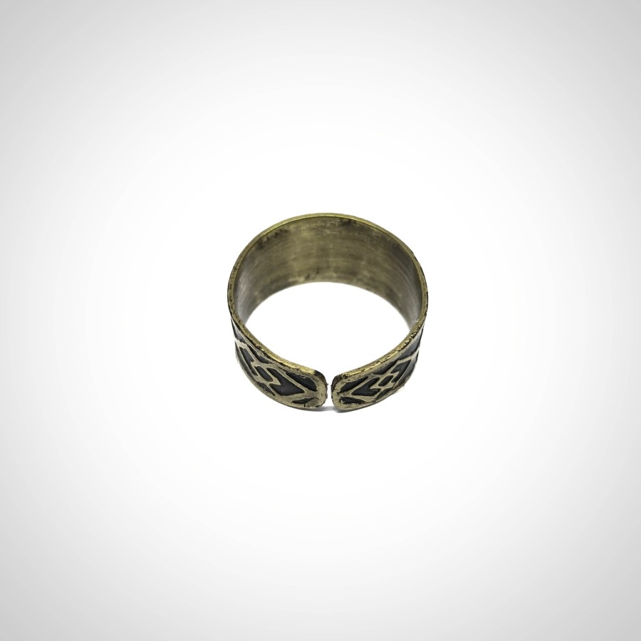 Žalvarinis žiedas ,,Raštai''