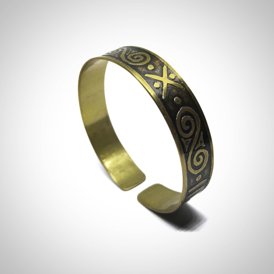 Žalvarinė apyrankė ,,Simboliai''