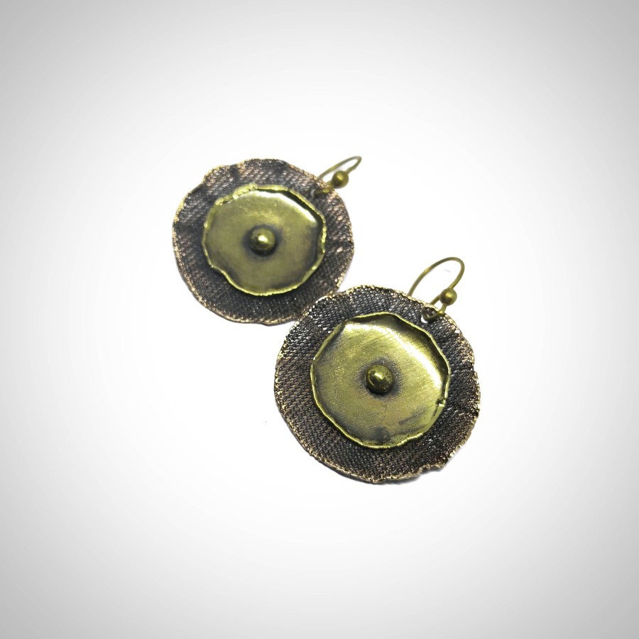 Žalvariniai auskarai ,,Nikolė''