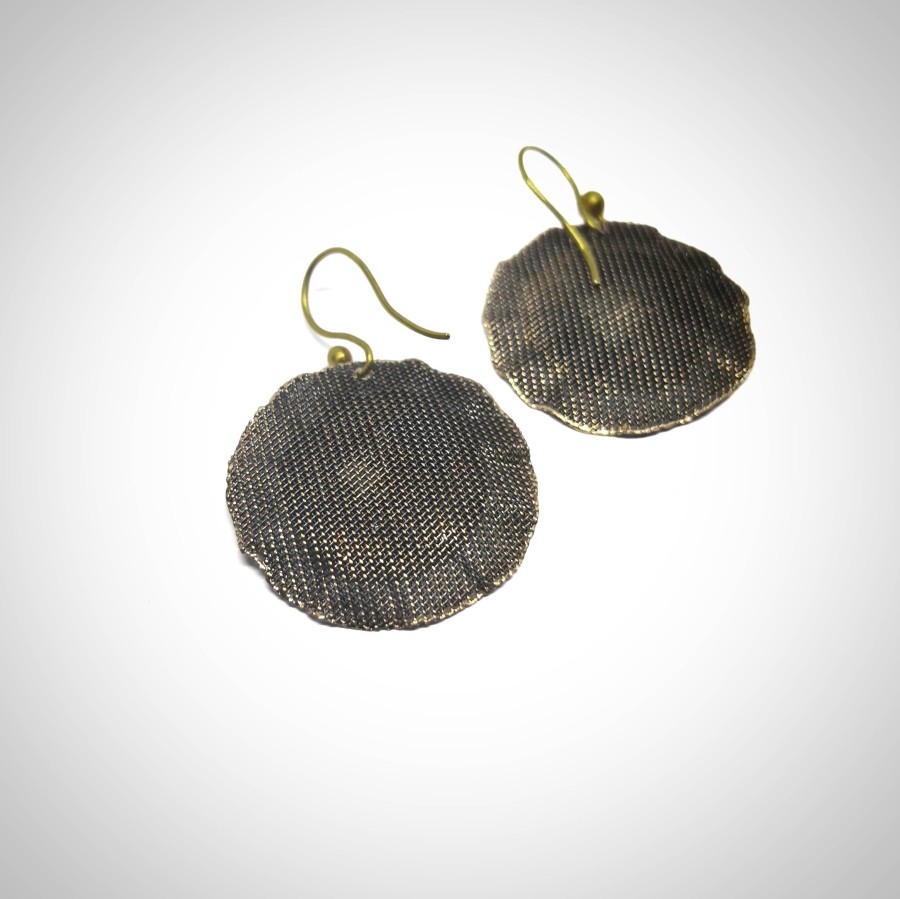 Žalvariniai auskarai ,,Nikolė''