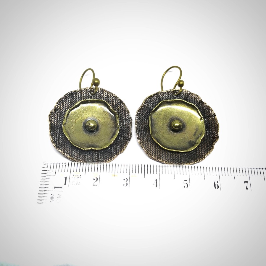 Žalvariniai auskarai ,,Nikolė''